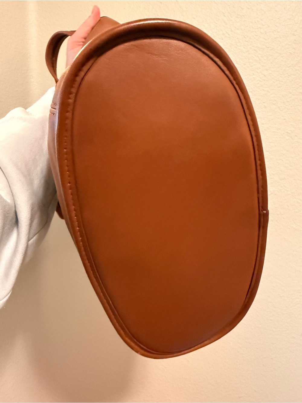 Coach Brown Leather Tote Bag - Picture 3 of 16
